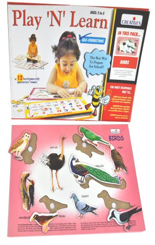 Creative Educational Early Years Play and Learn Birds