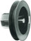 Schellenberg 81000 Gurtscheibe Mini mit integrierter Walzenhülse für 40 mm Achtkantwelle, Durchmesser der Scheibe 10 cm
