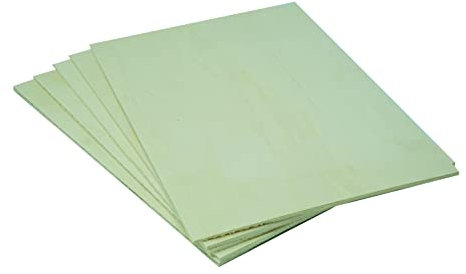 Pappel Sperrholz EN 314 Kl. 1 4 mm Stärke 420 x 297 mm DIN A3 5 Stück