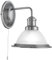 Searchlight Wandleuchte Bistro in satiniertem Silber-Finish Ref. 1481SS, 40 W, Saitn Silver