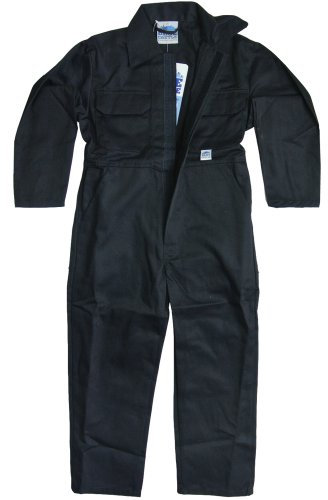 Children's, Kids, Boilersuit, Coverall, Overall, Boys, Girls (Size 32 Age 11-12 years, Navy Blue)