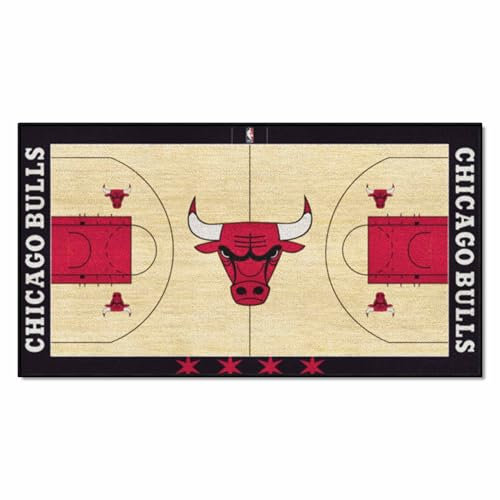 FANMATS NBA – Chicago Bulls Court Runner Teppich, 61 x 111,8 cm