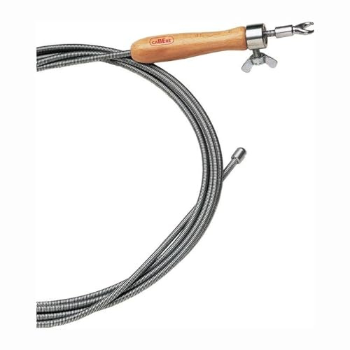 CABERE Doppellagige Profi-Rohrreinigungswelle 7mm Durchmesser x 5 M lang, 1 Stück, 93003