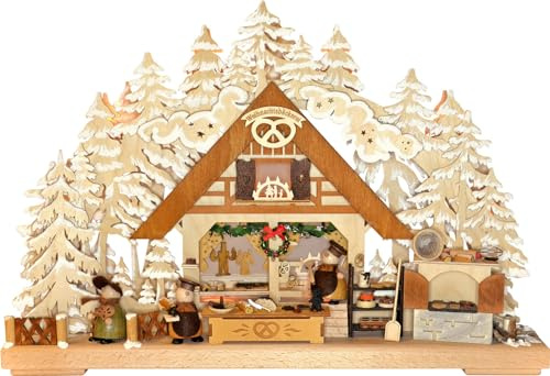 Ratags 3D-Schwibbogen kl., Weihnachtsbäckerei, Raureif