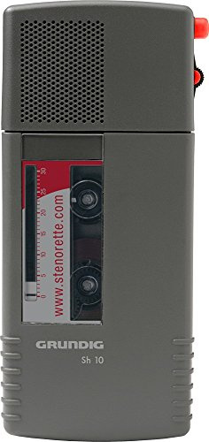 GRUNDIG SH 10 Cassette Grey Dictaphone – Dictaphone (Cassette)