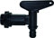 Boutté Robinet de cuve plastique PEHD 1/4 tour Nez automatique Noir