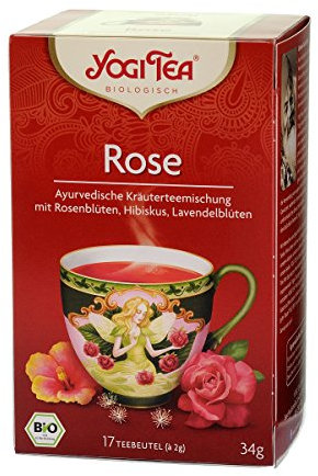 YogiTea Tea Rose, 34 g