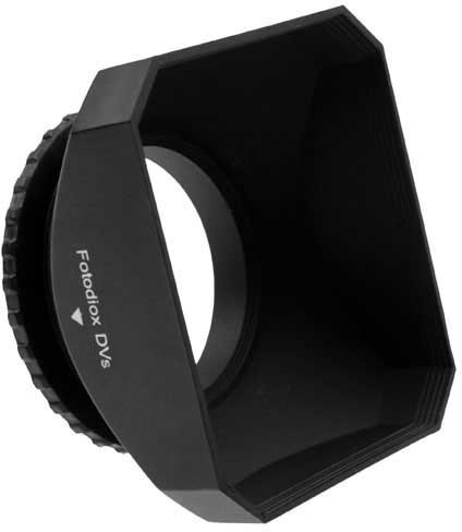 Fotodiox Video Camera, Camcorder DV Lens Hood, Sun Shade, 27mm Black