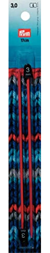 Prym 218400 Kinderstricknadeln KST 17 cm 3,00 mm rot