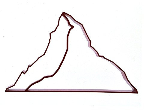 Matterhorn Souvenir & Ausstechform in grau