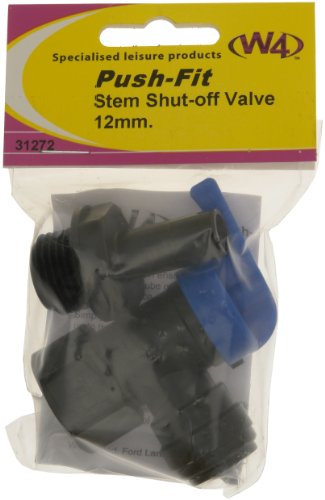 W4 31272 Single Pack Stem Shut-Off Valve, 12 mm
