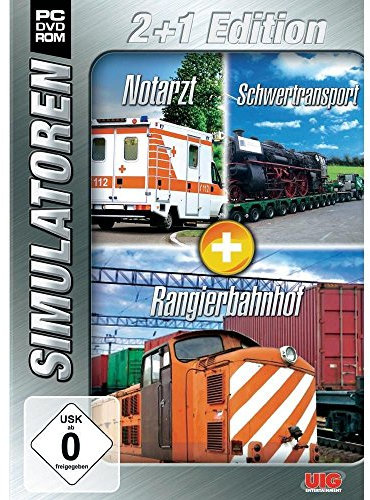 Simulator Bundel: Notarzt, Schwertransport, Rangier Sim 2+1 Orange - [PC]