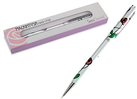 Sea Gems Womens Gift Boxed Red Rose Pen