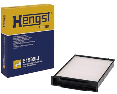 HENGST - Innenraumfilter E1939LI - Luftfilter für den Innenraum mit Pollenfilter - Filtert Staub & Pollen für Allergiker - Für saubere Luft im KFZ - Automotive Zubehör für Fahrzeuge