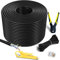 MutecPower Cavo Esterni CAT6 300m Impermeabile esterna di uso-interramento diretto UTP cavo di rete ethernet - 550Mhz, con pinze a crimpare, 300 metro
