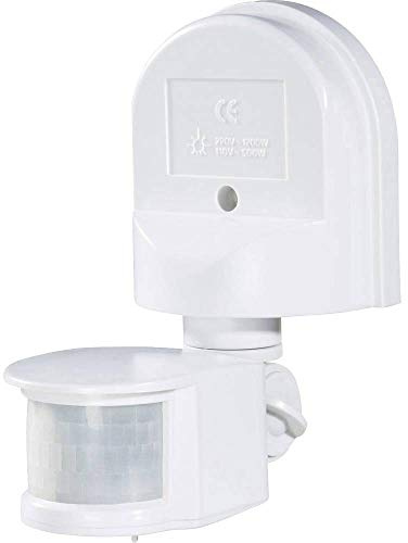 Renkforce 1296294 Wand PIR-Bewegungsmelder 180 ° Relais Weiß IP44