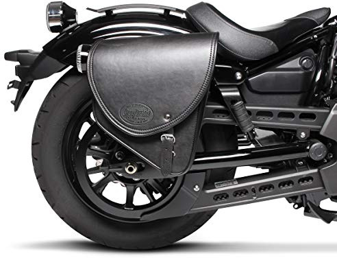 Satteltasche Kompatibel mit Triumph Thunderbird Storm Indiana Schwarz rechts