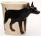 B2SEE Tasse mug Chien Doberman Animaux ceramique Fait a Main pour Maman Papa maitresse Maitre Anniversaire Tasse mug Animaux (Doberman 14 x 15 x 12 cm)