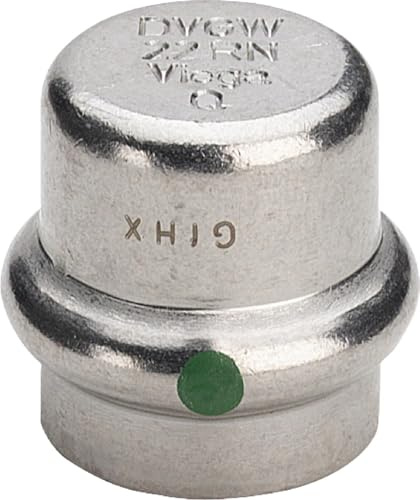 Viega 2356 - Deckel Verschluss Sanpress 2356 Durchmesser 28 mm Edelstahl