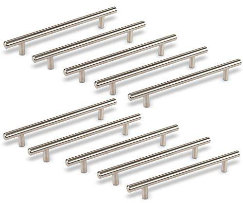 SOTECH 10 Stück Möbelgriff G14 Edelstahl Möbelgriff-Set Stangengriffe Relinggriffe BA 160 mm Schubladengriff