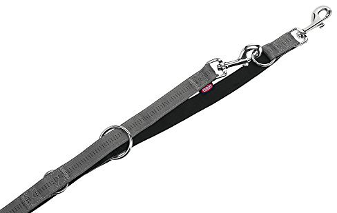 Nobby Führleine Soft Grip, dunkelgrau / schwarz L: 200 cm, B: 10 mm, 1 Stück