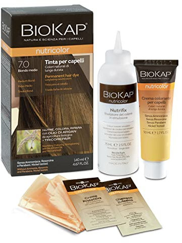Biokap Tinte Medium Blond Dye 140 ml Rubio Medio 7.0 140 g