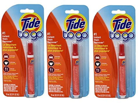 Tide To Go Instant Stain Remover Liquid 10ml 3 Count by Tide