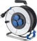 as - Schwabe Xperts Metallkabeltrommel 25 m H07RN-F 3G2,5, IronCoat Schutzisolierung, 3 Schutzkontaktsteckdosen mit Klappdeckel, 230V 16A, BGI608, IP44, Made in Germany, 10325