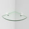 Expression Products Small Acrylic Corner Bathroom Shelf - 150mm - approx 6 - Glass Effect
