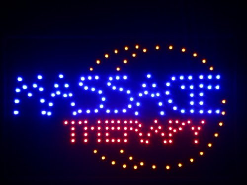 nled033-b Massage Therapy LED Neon Light Sign (40.6cm x 25.4cm) Neonlicht Lichtwerbung