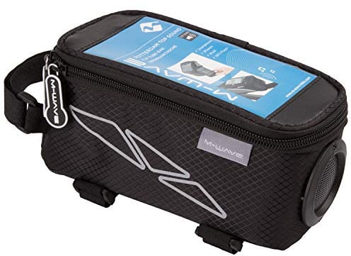 Fahrradtasche Oberrohrtasche mit Lautsprecher, wasserabweisend, Touch-Fenster, Rotterdam TOP Sound von M-Wave