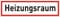 easydruck24de Aufkleber Heizungsraum I 20x6cm I außenklebend für Fensterscheiben Türen I Hinweis-Aufkleber Hinweis auf Heizungsraum I hin034