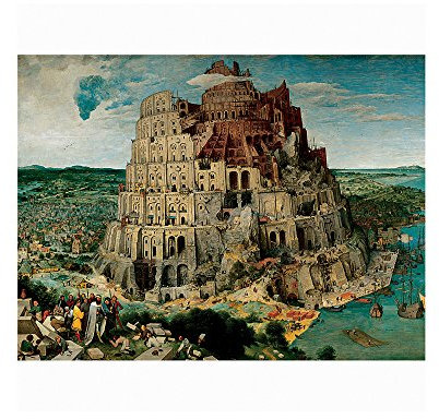 Ravensburger Italy 17423 - Puzzle in Cartone Brughel: La Torre di Babele, 5000 Pezzi