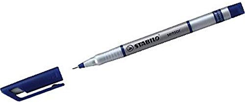 STABILO - Fineliner mit gefederter Spitze - SENSOR F - fein - Einzelstift - blau
