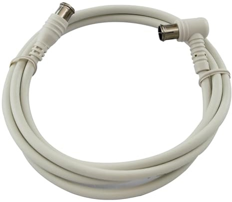 Preisner FQ-FQW150 - Koaxialkabel (1,5 m, F, F, Male Connector / Male Connector, Weiß)