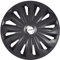 MICHELIN Radkappen 15 Zoll Universal Radzierblenden Fabienne 4er Set Fürs Auto ABS Kunststoff | Schwarz