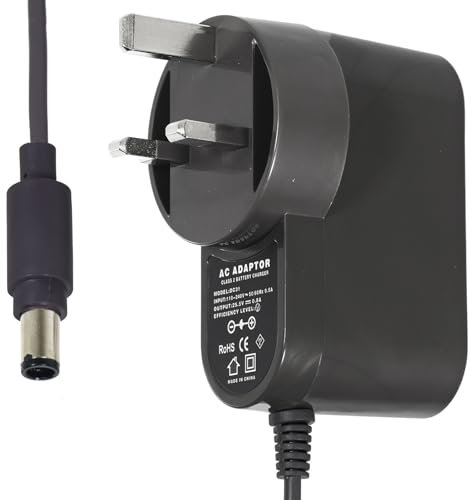 SPARES2GO UK Mains Battery Charger Plug for Dyson DC31 DC34 DC35 Animal Vacuum Cleaner