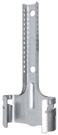 PROTEKTOR Nonius Abhänger Unterteil Trockenbau CD Profil 60/27 100 Stück, 130mm Silber Zubehör Trockenbau, Made in Germany