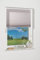 K-home Klebe-Plissee Grau Lichschutz 70 x 210 (B x L)
