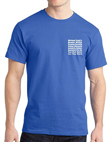 The Office Race Royal Blue Graphic tee Shirt - Small