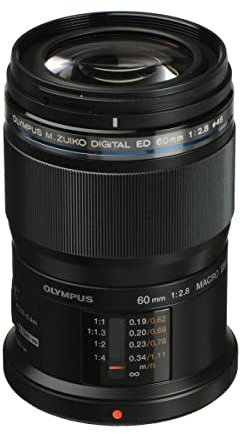 Olympus M.Zuiko 60 mm, f/2.8 Macro digitales MSC ED Objektiv (schwarz)