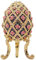 Musicbox Kingdom Fabergé-Ei-Spieluhr - Musikspieluhr, Blumenwalzer, rosé und gold