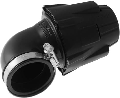 Filtro dell'aria Polini in plastica con tappo, 46 mm, 90°.