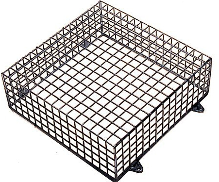 SECURITY ALARM BELL BOX PROTECTION GALVANIZED BLACK CAGE 39CM X 39CM X 14CM
