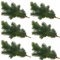 Annastore 6 x Künstliche Tannenzweige Top-Qualität wie echt für den Innenbereich, L ca. 50 cm / 13 Triebe - weihnachtlicher Adventskranz Tannenzweige Frostsicher und witterungsbeständig