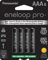 Panasonic BK-4HCCA8BA Eneloop Pro AAA Capacity 950mAh Typical Ni-MH Pre-Charged Rechargeable Batteries, Pack of 8
