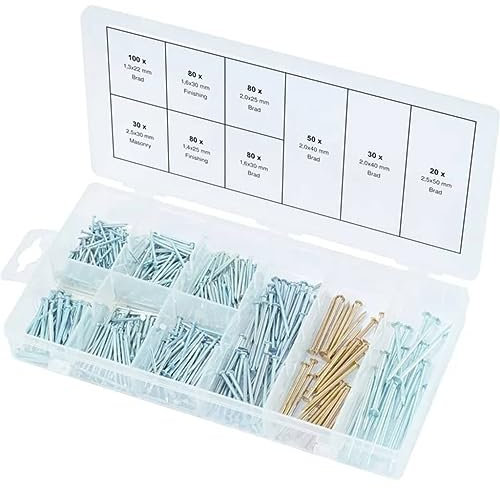 KS Tools 970.0370 Surtido de clavos, 550 pzs
