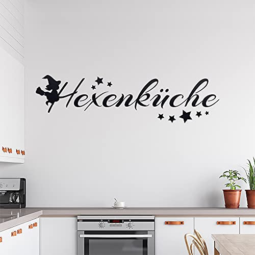 Hexenküche Wandtattoo in 6 Größen - Wandaufkleber Wall Sticker - Dekoration, Küche, Wohnzimmer, Schlafzimmer, Badezimmer