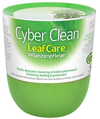 CYBER CLEAN LeafCare Reinigungsmasse 160g - Reinigungsgel für Pflanzenblätter, Orchideenpflege, sanfte Reinigung, Pflege, Parasiten-Schutz und Blattglanz, Pflanzenpflege mit natürlichen Wirkstoffen