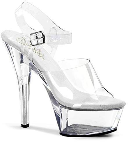 Pleaser KISS-208 Clr/Clr UK 2 (EU 35)